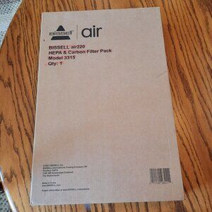 Bissell Air220 Hepa & Carbon Filter Pack 3315  Genuine OEM New